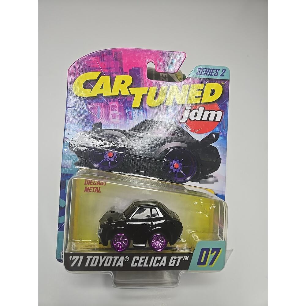 Car Tuned 71 Toyota Celica GT Black #07 JDM Series 2 1/64
